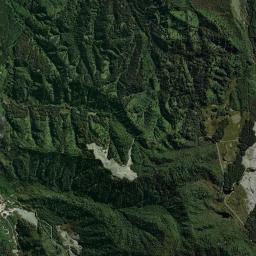 Aerial view of Shamrock Creek (Goldsborough) Gold Fossicking Area