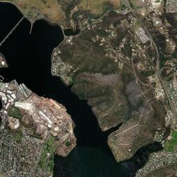 Geilston Bay High Resolution Satellite Map