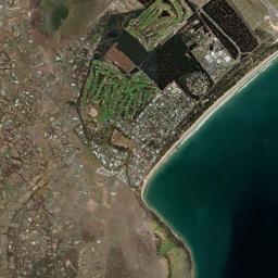 Seven Mile Beach High Resolution Satellite Map