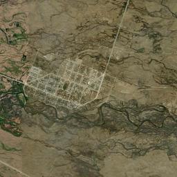 Alto Río Senguer High Resolution Satellite Map