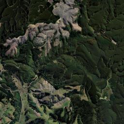 Aerial view of Gabriels Gully Gold Fossicking Area