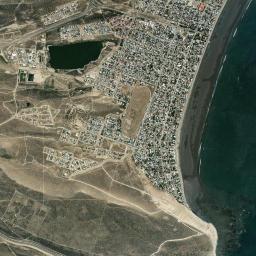 Rada Tilly High Resolution Satellite Map