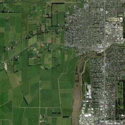 Invercargill High Resolution Satellite Map