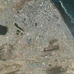 Caleta Olivia High Resolution Satellite Map