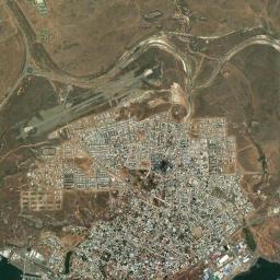 Puerto Deseado High Resolution Satellite Map