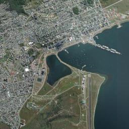 Ushuaia High Resolution Satellite Map