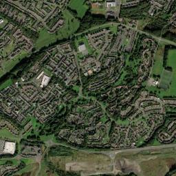 Stroud Road, East Kilbride, Glasgow, South Lanarkshire Satellite Map