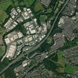 M65, Brierfield, Lancashire BB9, UK Satellite Map
