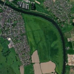 River Severn, Upton upon Severn, Worcestershire Satellite Map
