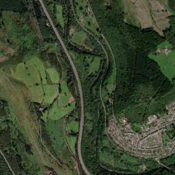 A470, Treharris, Merthyr Tydfil CF46, UK Satellite Map