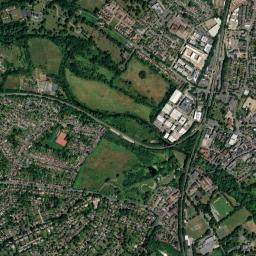 Guildford Rd, London, Surrey KT22, UK Satellite Map