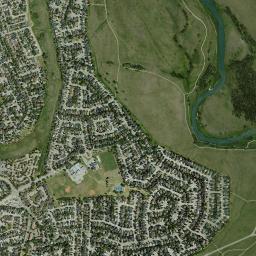 15215 Deer Run Drive Southeast, Calgary Satellite Map
