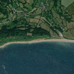 Jurassic Coast Satellite Map