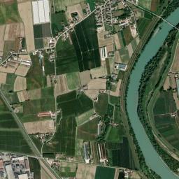 Mappa catastale e vista satellitare Roverchiara (H606)
