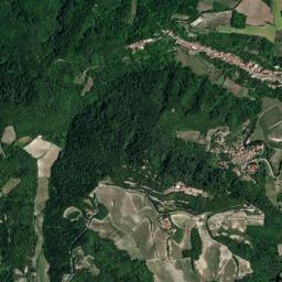 Mappa catastale e vista satellitare Serralunga di Crea (I645)
