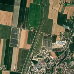 Mappa catastale e vista satellitare Polesella (G782)