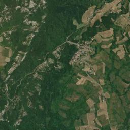 Mappa catastale e vista satellitare Dernice (D277)