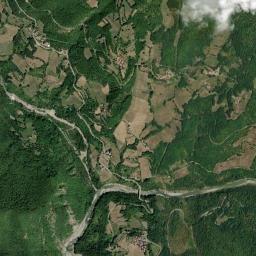 Mappa catastale e vista satellitare Brallo di Pregola (B117)
