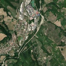 Mappa catastale e vista satellitare Lunano (E743)