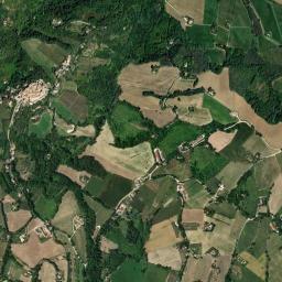 Mappa catastale e vista satellitare Poggio San Marcello (G771)