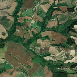 Mappa catastale e vista satellitare Monte Giberto (F517)