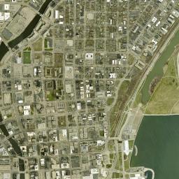 Milwaukee, Wisconsin map(satellite map)