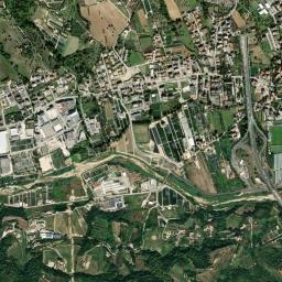 Mappa catastale e vista satellitare Grottammare (E207)