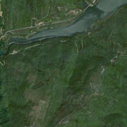 Mappa catastale e vista satellitare Comunanza (C935)