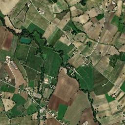 Mappa catastale e vista satellitare Giano dell'Umbria (E012)