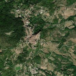 Mappa catastale e vista satellitare Castell'Azzara (C147)