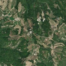 Mappa catastale e vista satellitare Castel Castagna (C040)