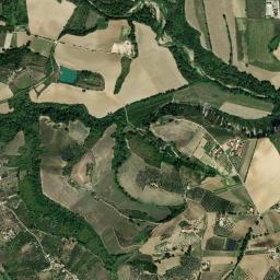 Mappa catastale e vista satellitare Picciano (G589)