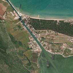 Mappa catastale e vista satellitare Cagnano Varano (B357)