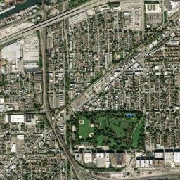 3700-3898 South Damen Avenue, Chicago Satellite Map