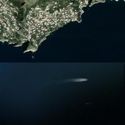 Mappa catastale e vista satellitare Praiano (G976)