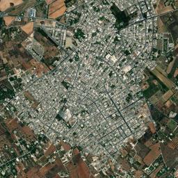 Mappa catastale e vista satellitare Monteroni di Lecce (F604)