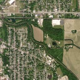 101-199 S Manhattan Ave Muncie IN Satellite Map