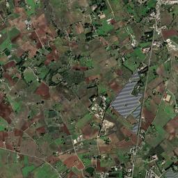 Mappa catastale e vista satellitare Castrignano de' Greci (C335)