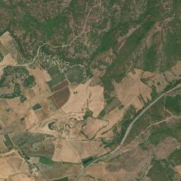 Mappa catastale e vista satellitare Ollastra (G043)