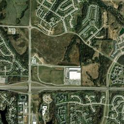 8794-8862 North Green Hills Road, Kansas City Satellite Map