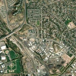 2018 Monterey Road Colorado Springs CO Satellite Map