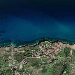 Mappa catastale e vista satellitare Briatico (B169)