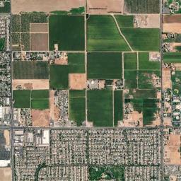 Hillglen Ave Modesto California Satellite Map