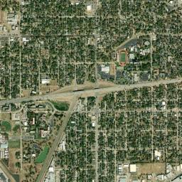 2027 W University St Wichita Kansas Satellite Map