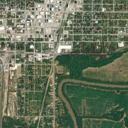 200-298 West 7th Street Coffeyville KS Satellite Map