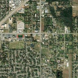 12312 East 13th Place Tulsa OK Satellite Map