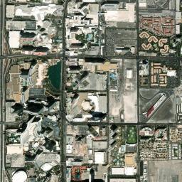 Las Vegas, Nevada map(satellite map)
