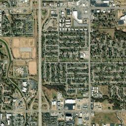 S Garnett Rd Tulsa Oklahoma Satellite Map