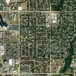 8001 South Harvard Avenue Tulsa OK Satellite Map