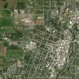 100-148 East Downing Street, Tahlequah Satellite Map